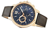Tommy Hilfiger London Chronograph Blue Dial Brown Leather Strap Watch for Men - 1791532 Buy Now By Tommy Hilfiger
