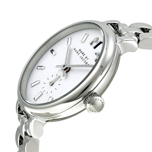Marc Jacobs Sally White Dial Silver Steel Strap Watch for Women - MBM8642 Buy Now By Marc Jacobs