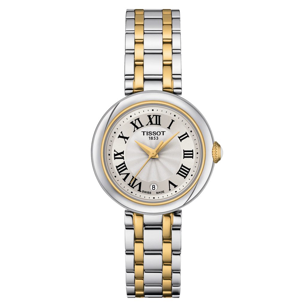 Tissot Bellissima Small Lady Mother of Pearl Dial Two Tone Steel Strap Watch For Women - T126.010.22.013.00 Buy Now By Tissot