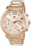 Tommy Hilfiger Claudia Rose Gold Dial Rose Gold Steel Strap Watch for Women - 1781743 Buy Now By Tommy Hilfiger