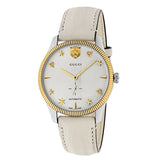 Gucci G Timeless Automatic Silver Dial Beige Leather Strap Watch For Men - YA126348 Buy Now By Gucci