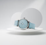 IWC Portofino Automatic Blue Dial Blue Leather Strap Watch for Women - IW357416 Buy Now By IWC
