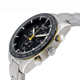 Tissot PRS 516 Chronograph Black Dial Silver Steel Strap Watch For Men - T100.417.11.051.00 Buy Now By Tissot