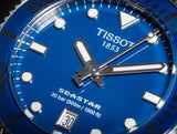 Tissot Seastar 1000 Lady Blue Dial Silver Steel Strap Watch For Women - T120.210.11.041.00 Buy Now By Tissot