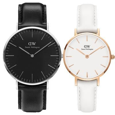 Daniel Wellington Classic Sheffield Black Dial Black Leather Strap Watch For Men - DW00100133 Buy Now By Daniel Wellington