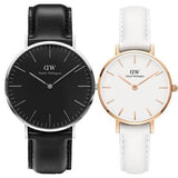 Daniel Wellington Classic Sheffield Black Dial Black Leather Strap Watch For Men - DW00100133 Buy Now By Daniel Wellington