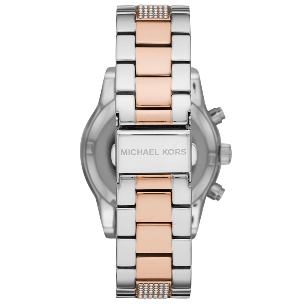 Michael Kors Ritz Chronograph White Dial Two Tone Steel Strap Watch For Women - MK6651 Buy Now By Michael Kors