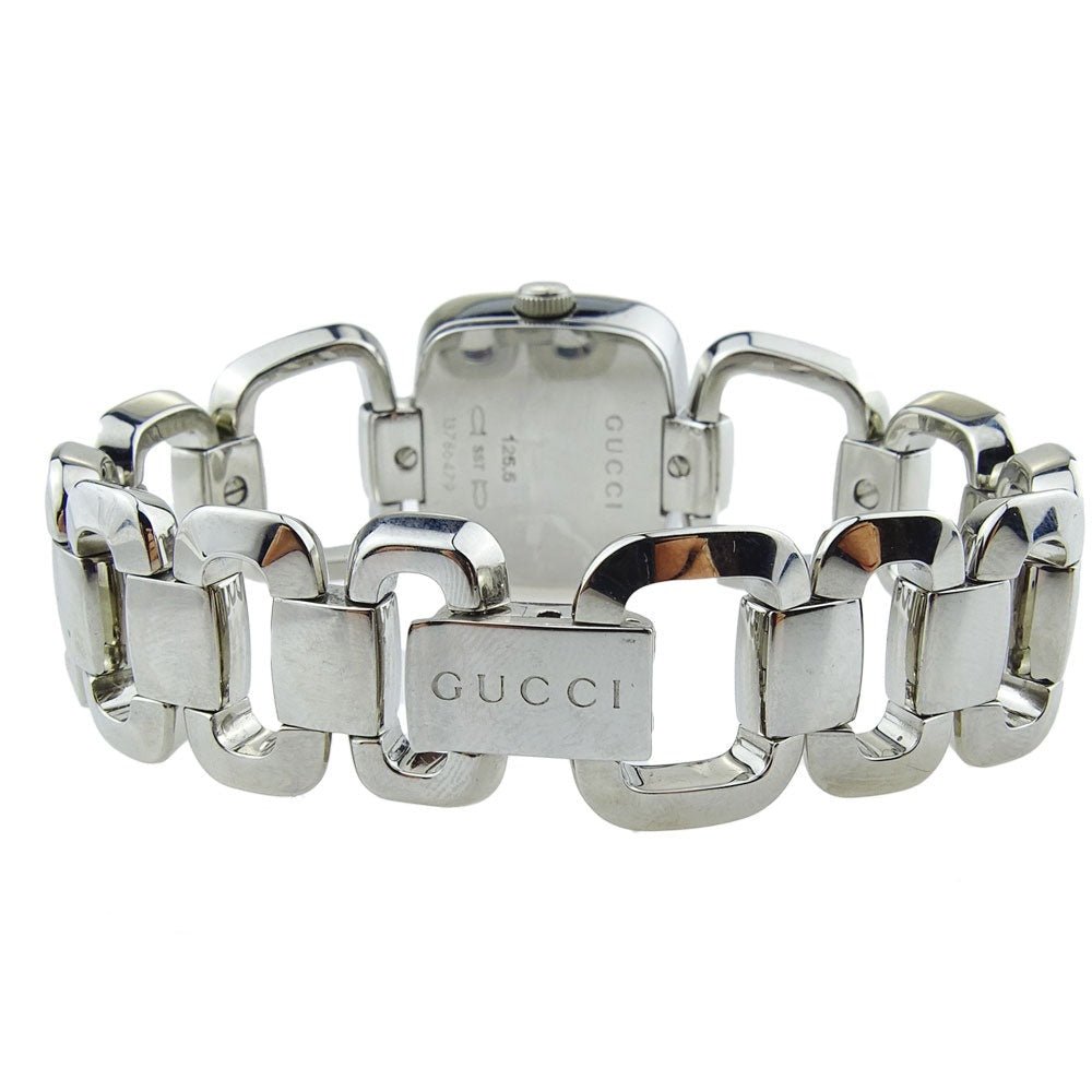Gucci G Gucci Diamonds Mother of Pearl Dial Silver Steel Strap Watch For Women - YA125502 Buy Now By Gucci