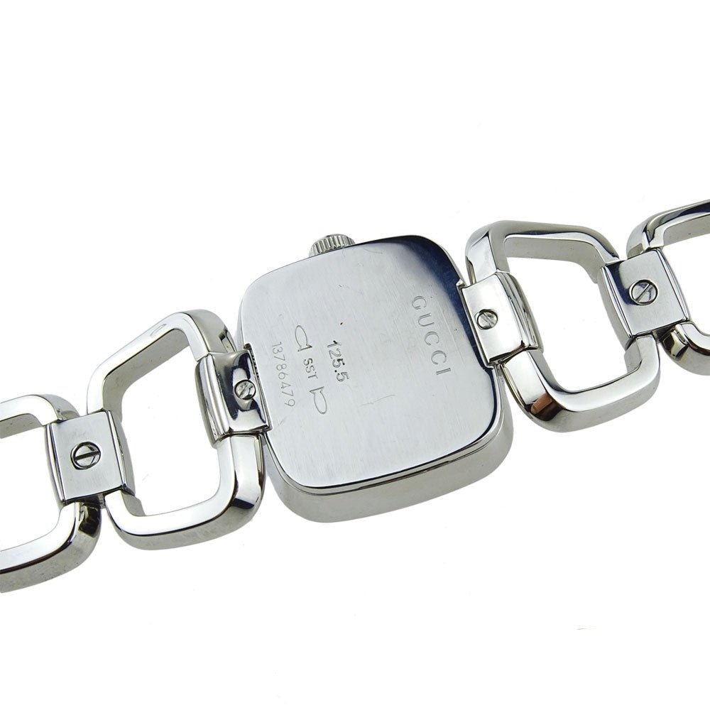 Gucci G Gucci Diamonds Mother of Pearl Dial Silver Steel Strap Watch For Women - YA125502 Buy Now By Gucci