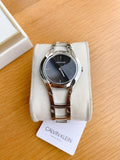 Calvin Klein Class Black Dial Silver Steel Strap Watch for Women - K6R23121 Buy Now By Calvin Klein