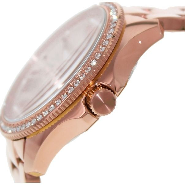 Fossil Cecile Rose Gold Dial Rose Gold Steel Strap Watch for Women - AM4483 Buy Now By Fossil