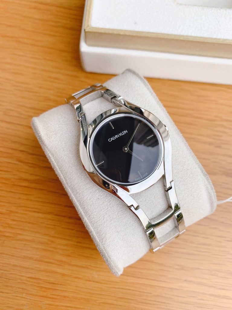 Calvin Klein Class Black Dial Silver Steel Strap Watch for Women - K6R23121 Buy Now By Calvin Klein