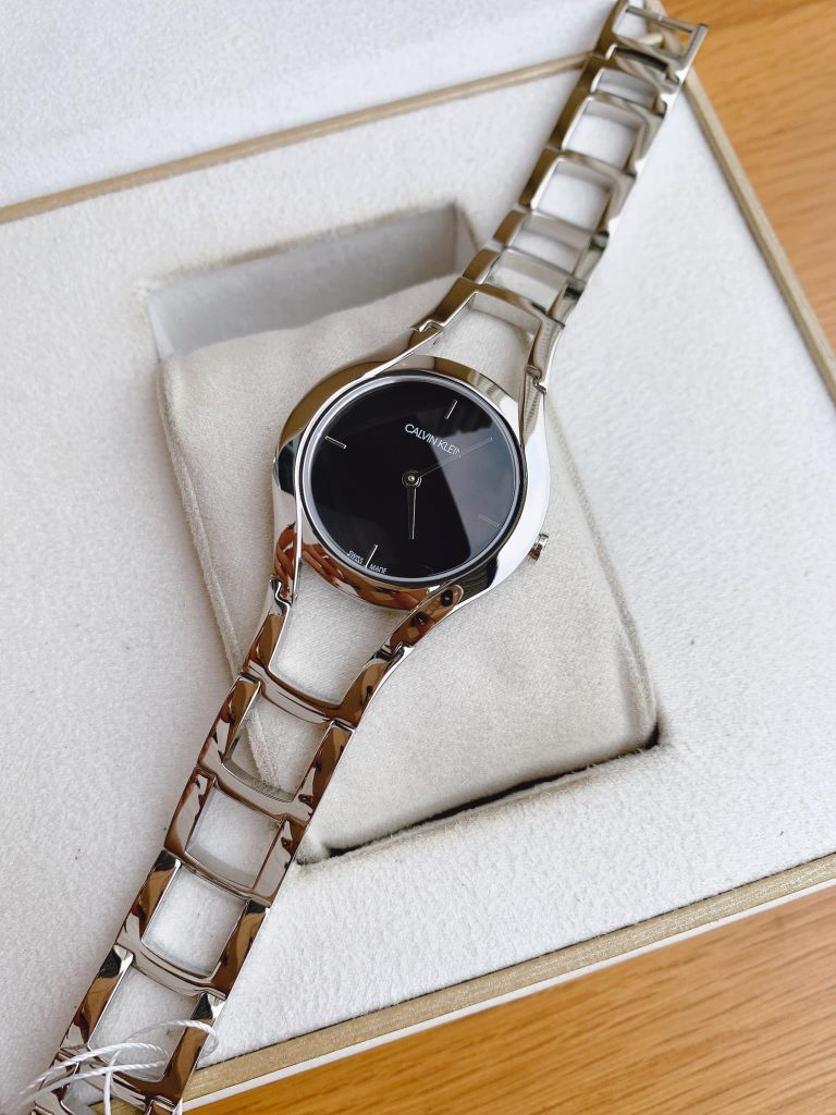 Calvin Klein Class Black Dial Silver Steel Strap Watch for Women - K6R23121 Buy Now By Calvin Klein