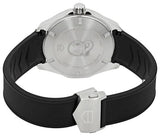Tag Heuer Aquaracer Calibre 5 Automatic Black Dial Black Rubber Strap Watch for Men - WAY201A.FT6142 Buy Now By Tag Heuer