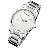 Calvin Klein City Quartz White Dial Silver Steel Strap Watch for Men - K2G2G1Z6 Buy Now By Calvin Klein