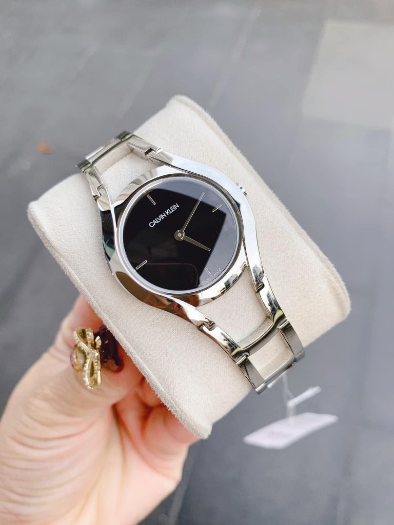 Calvin Klein Class Black Dial Silver Steel Strap Watch for Women - K6R23121 Buy Now By Calvin Klein