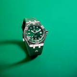 Maurice Lacroix Aikon Venturer Green Dial Green Rubber Strap Watch for Men - AI6057-SSL50-630-5 Buy Now By Maurice Lacroix