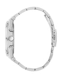 Guess Continental Silver Dial Silver Steel Strap Watch for Men - GW0261G1 Buy Now By Guess