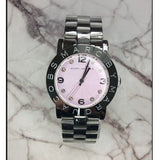 Marc Jacobs Amy Life Pink Dial Silver Steel Strap Watch for Women - MBM3300 Buy Now By Marc Jacobs