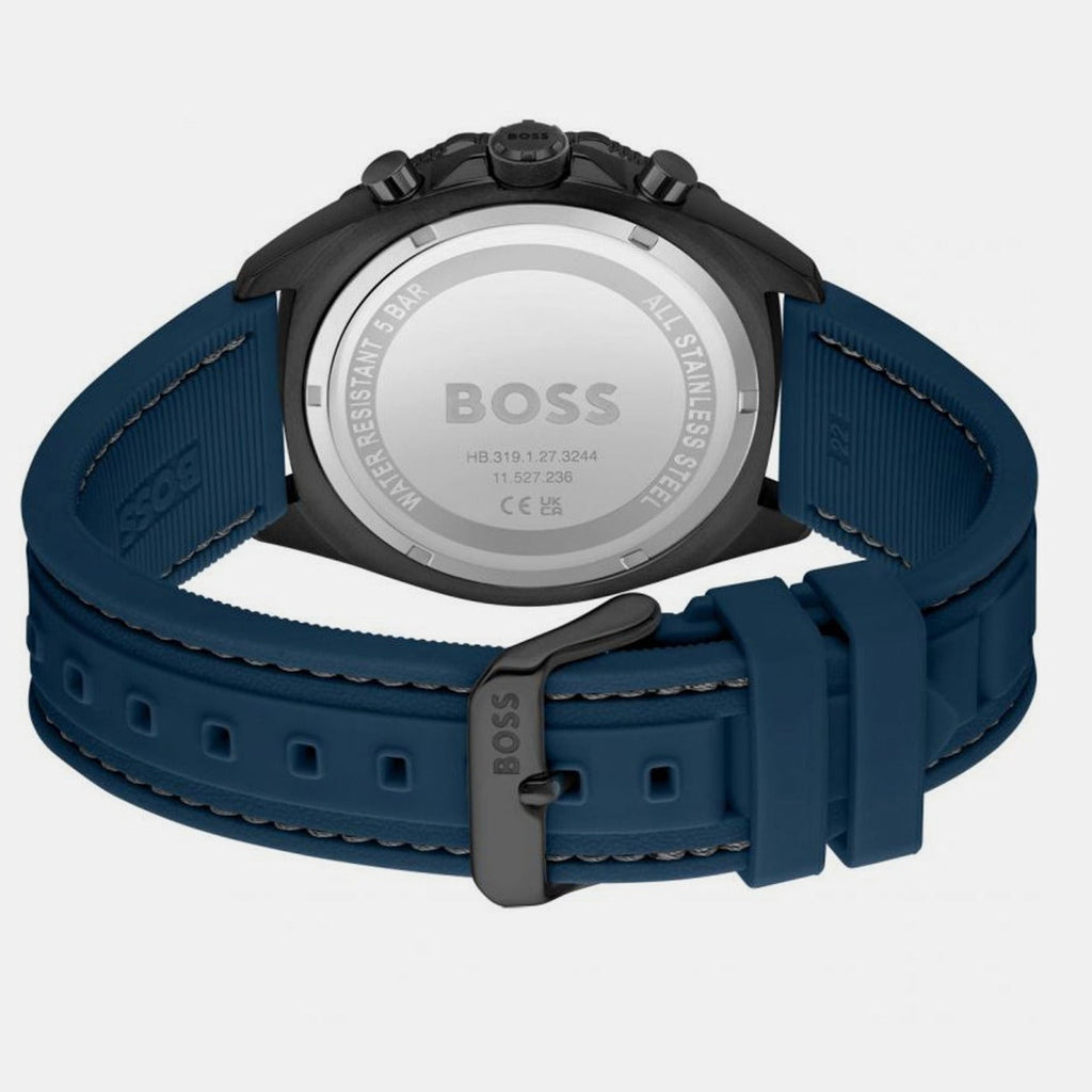 Hugo Boss Energy Chronograph Grey Dial Green Rubber Strap Watch For Men - 1513972 Buy Now By Hugo Boss
