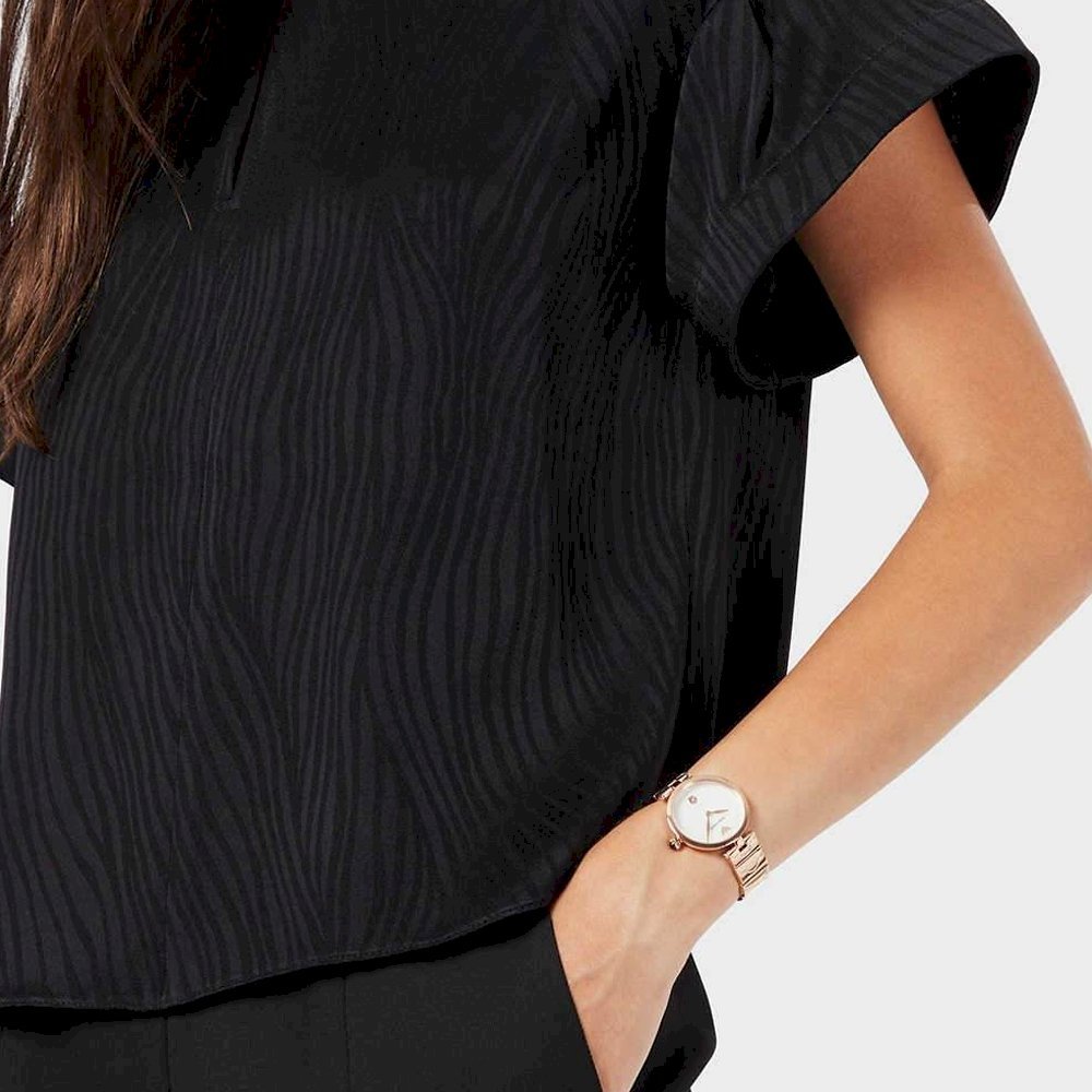 Emporio Armani Arianna White Mother of Pearl Dial Rose Gold Steel Strap Watch For Women - AR11236 Buy Now By Emporio Armani