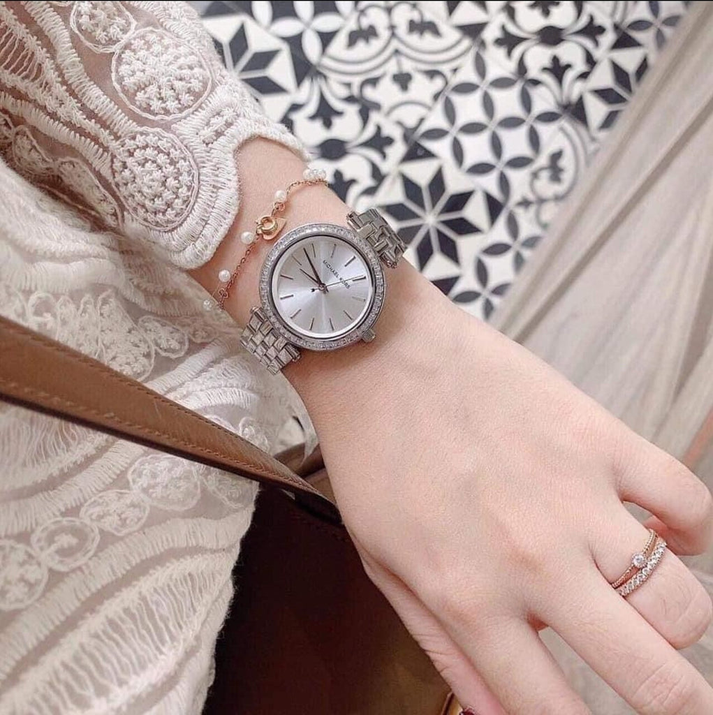 Michael Kors Darci Silver Dial Silver Steel Strap Watch for Women - MK3294 Buy Now By Michael Kors