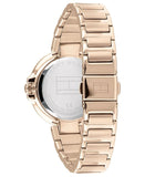 Tommy Hilfiger Angela Quartz White Dial Rose Gold Steel Strap Watch for Women - 1782124 Buy Now By Tommy Hilfiger
