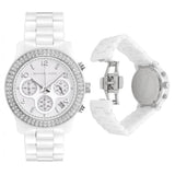 Michael Kors Runway White Dial White Steel Strap Watch for Women - MK5188 Buy Now By Michael Kors