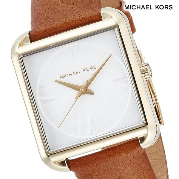 Michael Kors Lake White Dial Brown Leather Strap Watch For Women - MK2584 Buy Now By Michael Kors