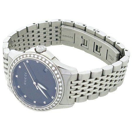 Gucci G Timeless Black Mother of Pearl Diamonds 38mm Watch For Women - YA126509 Buy Now By Gucci