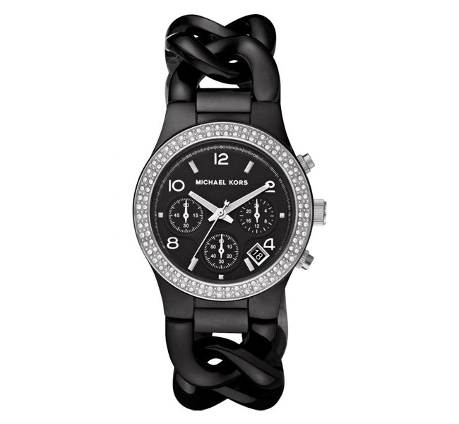 Michael Kors Ceramic Black Dial Black Steel Strap Watch for Women - MK5388 Buy Now By Michael Kors