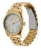 Michael Kors Lexington Mother of Pearl White Dial Gold Steel Strap Watch for Women - MK1079 Buy Now By Michael Kors