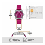 Michael Kors Lexington Quartz Fuchsia Dial Fuchsia Leather Strap Watch For Women - MK4749 Buy Now By Michael Kors