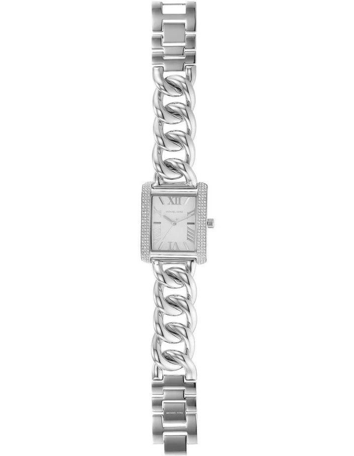 Michael Kors Emery Three Hand White Dial Silver Steel Strap Watch For Women - MK7438 Buy Now By Michael Kors