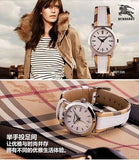 Burberry Heritage Nova Heritage White Dial Leather Strap Watch for Women - BU1395 Buy Now By Burberry
