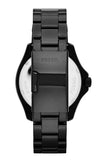 Fossil Cecile Multi Function Crystals Black Dial Black Steel Strap Watch for Women - AM4522 Buy Now By Fossil