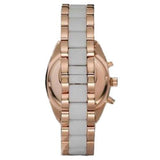 Emporio Armani Sportivo White Dial Rose Gold & White Steel Strap Watch For Women - AR5942 Buy Now By Emporio Armani