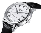 Tissot Carson Powermatic 80 White Dial Black Leather Strap Watch For Men - T085.407.16.013.00 Buy Now By Tissot