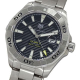 Tag Heuer Aquaracer Automatic Black Dial Silver Steel Strap Watch for Men - WAY2010.BA0927 Buy Now By Tag Heuer