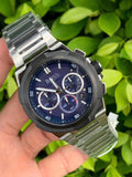 Hugo Boss Supernova Chronograph Blue Dial Silver Steel Strap Watch for Men - 1513360 Buy Now By Hugo Boss