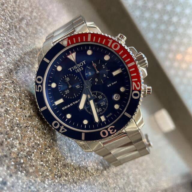 Tissot Seastar 1000 Chronograph Blue Dial Silver Steel Strap Watch For Men - T120.417.11.041.03 Buy Now By Tissot