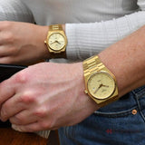 Tissot PRX Champagne Yellow Gold Dial Gold Steel Strap Watch for Men - T137.410.33.021.00 Buy Now By Tissot