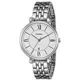 Fossil Jacqueline White Dial Silver Steel Strap Watch for Women - ES3433 Buy Now By Fossil