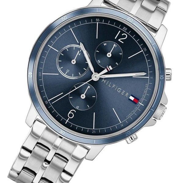 Tommy Hilfiger Casual Quartz Blue Dial Silver Steel Strap Watch For Women - 1782188 Buy Now By Tommy Hilfiger