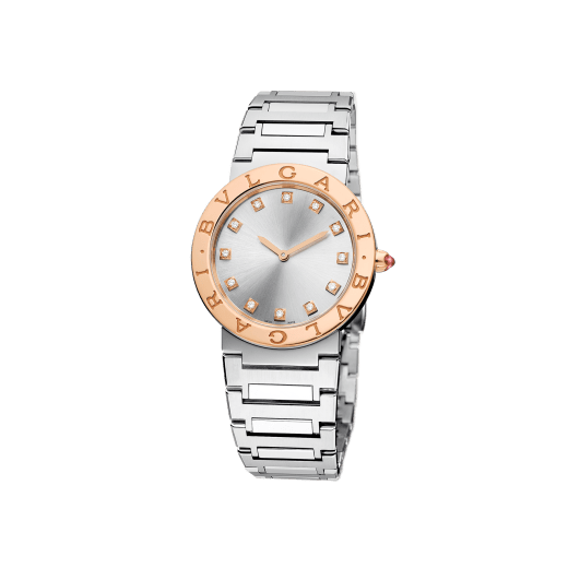 Bvlgari Bvlgari Bvlgari Lady Diamonds Silver Dial Silver Steel Strap Watch for Women - BVLGARI103577 Buy Now By Bvlgari