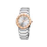 Bvlgari Bvlgari Bvlgari Lady Diamonds Silver Dial Silver Steel Strap Watch for Women - BVLGARI103577 Buy Now By Bvlgari