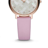 Emporio Armani Kappa Mother Of Pearl White Dial Pink Leather Strap Watch For Women - AR11130 Buy Now By Emporio Armani