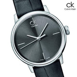 Calvin Klein Accent Black Dial Black Leather Strap Watch for Women - K2Y2Y1C3 Buy Now By Calvin Klein
