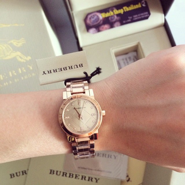 Burberry Heritage Rose Gold Dial Rose Gold Steel Strap Watch for Women - BU9215 Buy Now By Burberry