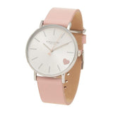 Coach Perry Silver Dial Pink Leather Strap Watch for Women - 14503516 Buy Now By Coach